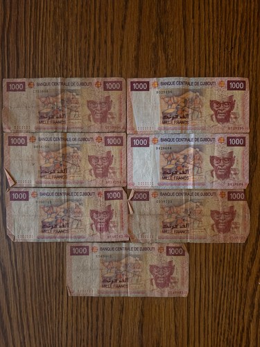 Banconote gibuti 1000 - 1000, franchi