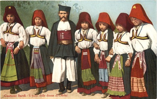 Costumi sardi ballo - costumi,