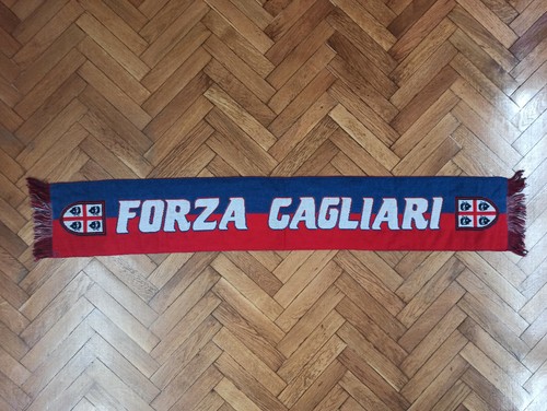 Sciarpa calcio forza cagliari - sciarpa,