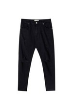 Jeans uomo skinny neri con