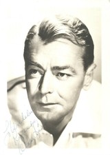 ALAN LADD autografo originale
