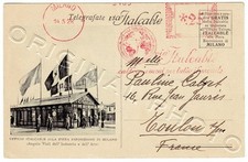 MILANO Fiera Esposizione 1928 Ufficio Italcable Compagnia Cavi Sottomarini