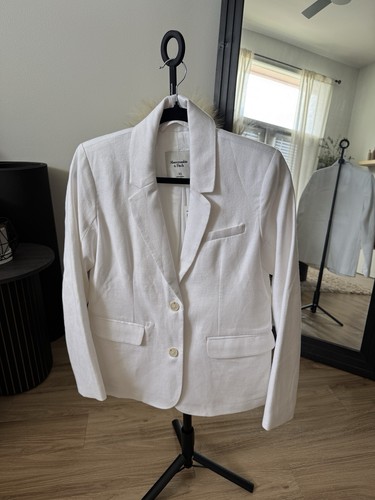 Blazer doppiopetto misto lino