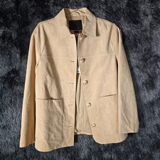 Giacca donna pelle scamosciata