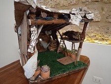 C2..  Capanna presepe artigianale in legno