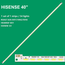 Striscia LED per Hisense RSAG7.820.5057 5062 HE400GF-B31 LED40K360JD LED40K260D