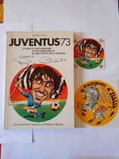 JUVENTUS "73 il diario di PIETRO ANASTASI 15° SCUDETTO COMPLETO DI 2 ADESIVI 