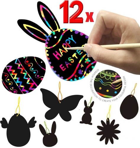 Carta tiragraffi pasqua - 12,