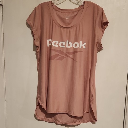 Shirt donna reebok rosa logo - reebok,