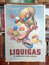 Manifesto 1951 LIQUIGAS gas