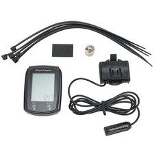 Impermeabile Bicicletta con Fili Misuratore Velocità LCD Contachilometri Inglese