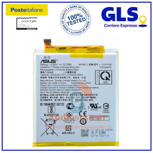 Batteria pila originale asus - batteria,
