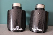 TERMINALE DI SCARICO ALFA ROMEO GIULIETTA - REMUS 60/114 TOTAL BLACK - 2 PEZZI