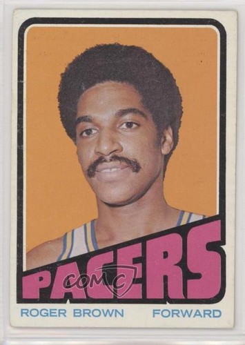 1972 topps roger brown - 1972-73,