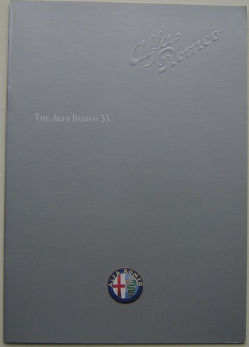 Brochure alfa romeo - romeo, 33