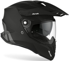 CASCO AIROH COMMANDER COLOR nero moto enduro granturismo