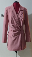 Abito blazer rosa Zara taglia