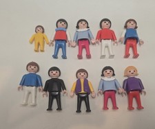 Playmobil Geobra vintage lotto di 9 bambini 1 bambino 10 figurine totali