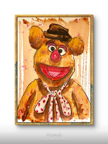 Dipinto originale fozzie - dipinto,