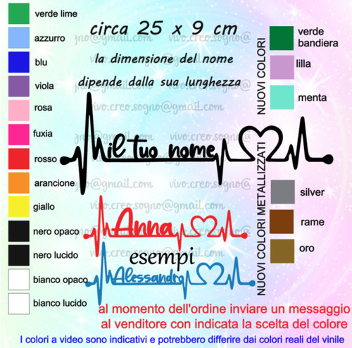 Adesivo nome battito love - adesivo,