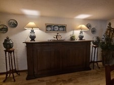 mobile sala in legno come nuovo completo di vasi laterali 