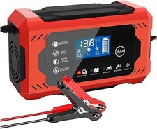 Avviatore Emergenza Batteria Auto 12V 3-5-6A Caricabatterie Intelligente LCD