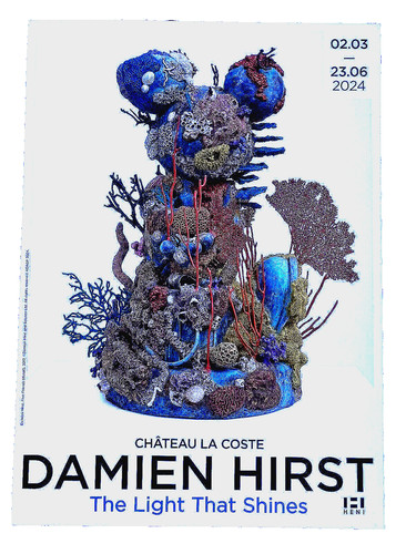 Poster damien hirst five - damien,