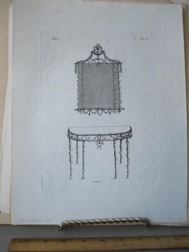 Stampa epoca console tavolo - stampa,