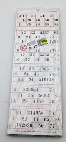 600 cartelle tombola - cartelle,