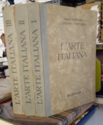 Arte italiana tre volumi - italiana.,