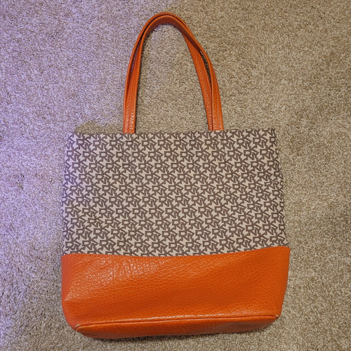 Borsa tote dkny con logo - borsa,
