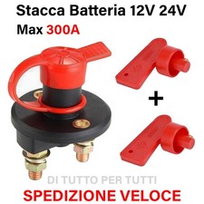 Stacca Batteria Camper Camion Barca Trattore Furgon interruttore 12-24v 100-300A