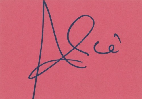 Alice autografo - alice,