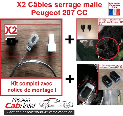 Câble serrage malle - , toit