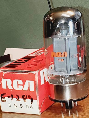 Rca 6550a dual top getter - rca,