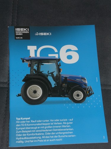 Brochure trattori iseki tg - trattori,