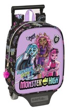 SAFTA MONSTER HIGH - Zaino asilo con carrello, ideale per bambini di diverse età