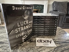 David Gilmour Luck and Strange Signed Autographed Pink Floyd Hardback✅