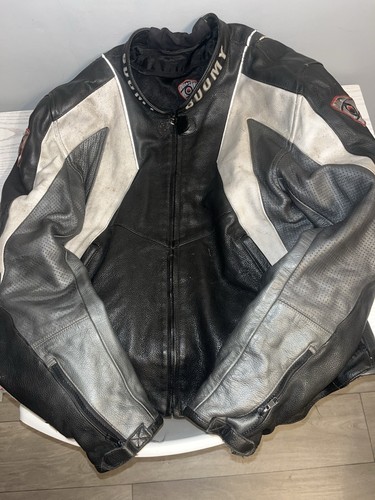 Giacca moto pelle - , suomy