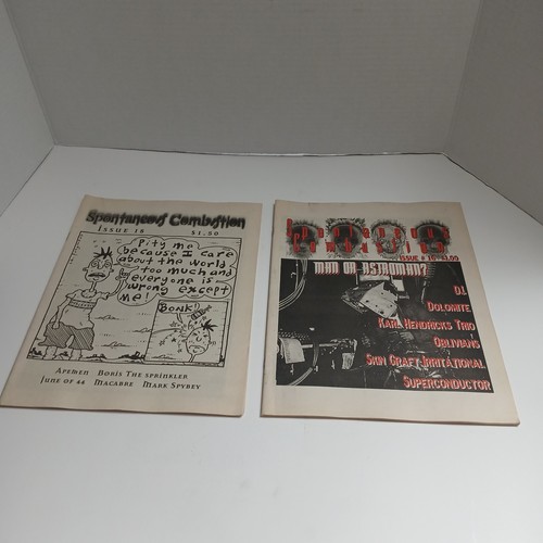 Spontaneous combustion fanzine - spontaneous,