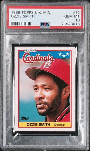 1988 topps mini ozzie smith - 1988,