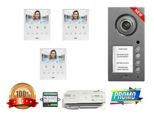 kit videocitofono 3 famiglie