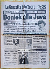 Gazzetta Sport 28 aprile 1982 n. 84 Juve Boniek Liedholm Inter Muller Napoli