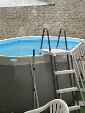  Piscina Fuori Terra intex 610x305x122cm + filtro a sabbia 11000 L/h + robot 