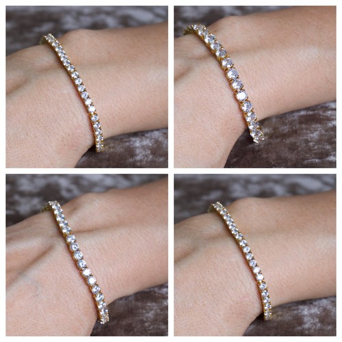 Bracciali tennis placcati - bracciali,