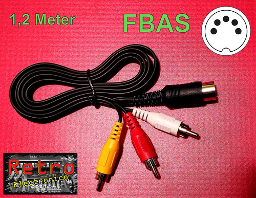 Commodore vc20 fbas - fbas, cavo