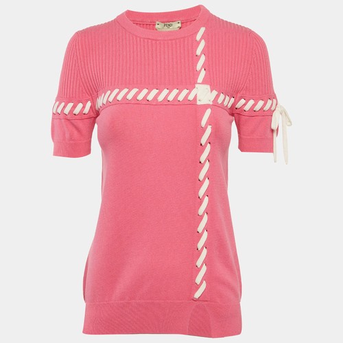 Top stringato maglia a - stringato, in