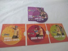 Zumba Fitness Complete Total Body Transformation System & Flat Abs 4 x DVD Set