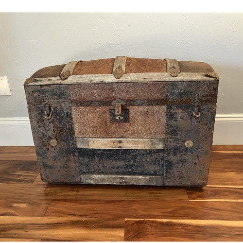 Antico baule botte legno - antico, a