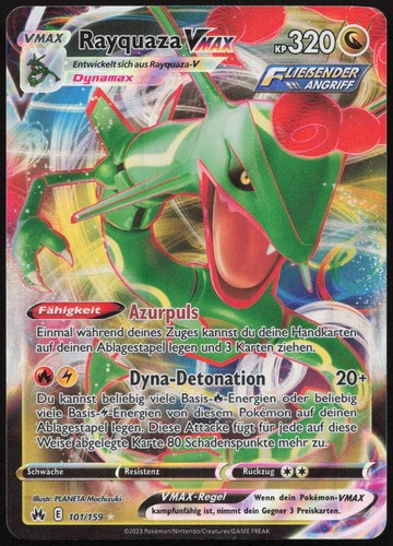 Pokémon rayquaza vmax holo - vmax,
